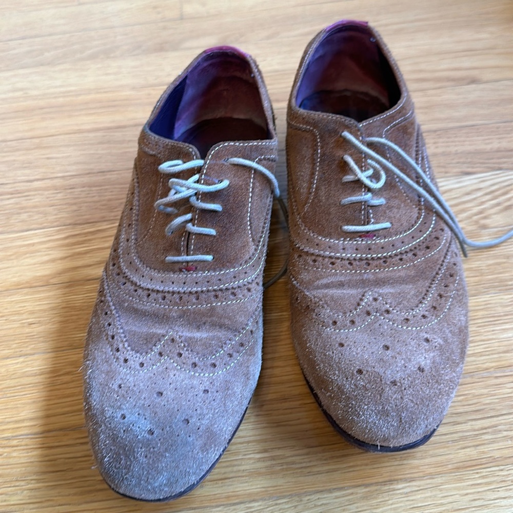 Ted Baker ran suede lace up shoes
